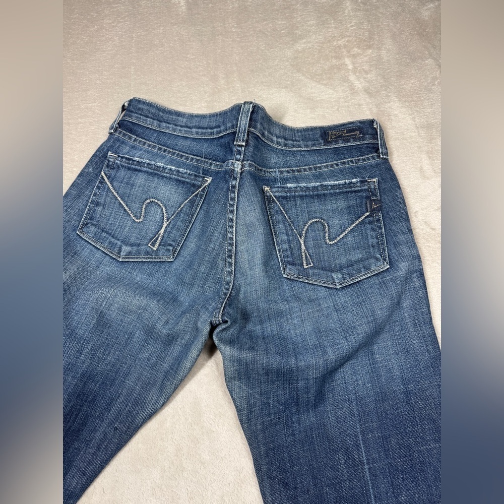 Vintage Y2K Citizens of Humanity COH Low Rise Bootcut Kelly Blue Jeans Size 26 - Picture 3 of 16